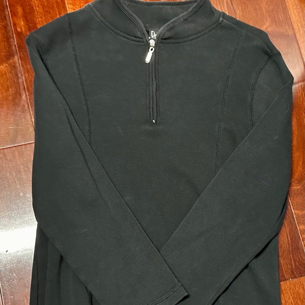 Rafaella Long Sleeve Black Shirt Ladies Medium